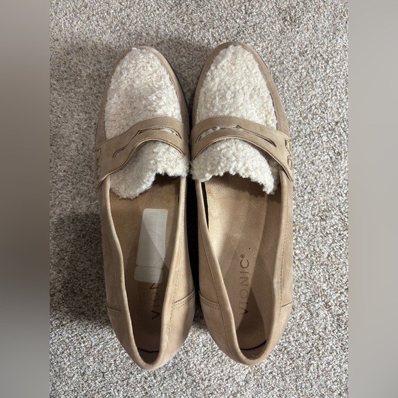 Vionic Cheryl Women's Platform Supportive Loafer Sherpa Modern slip on US 9.5 - Picture 2 of 6
